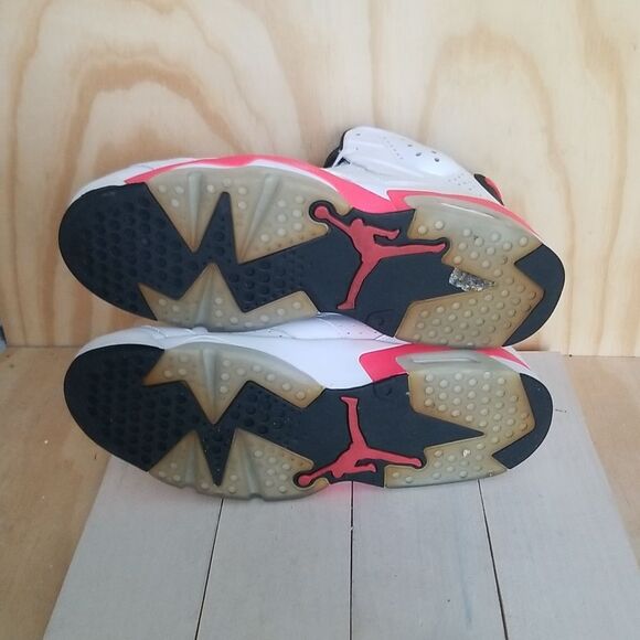 2013 Mens Nike Air Jordan Retro 6 "White Infrared 2014" Shoes! Size 13 - Picture 5 of 9